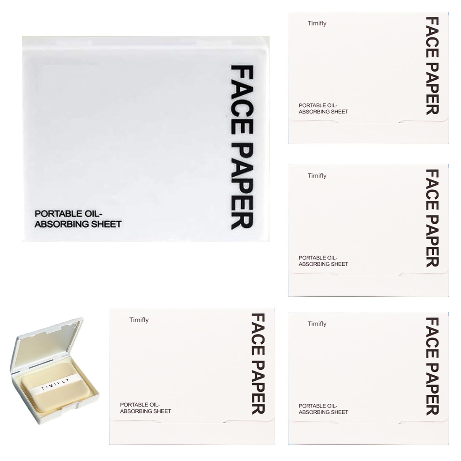 500 PCS Blotting Paper for Oily Skin, Oil Blotting Sheets for Face, Oil Absorbing Sheets, Cosmetic Blotting Paper, Face Blotting Sheets, for Absorbency Removal of Facial Oil