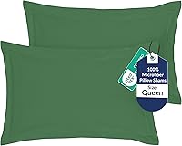 Vista 29 de Royale Linens Paquete de 2 fundas de almohada tamaño Queen de 20 x 30 pulgadas, microfibra cepillada de 1800, fundas de almohada de cama
