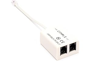 THE CIMPLE CO 2 Wire, 1 Line DSL Filter, with Built-in Splitter for Landline Phones