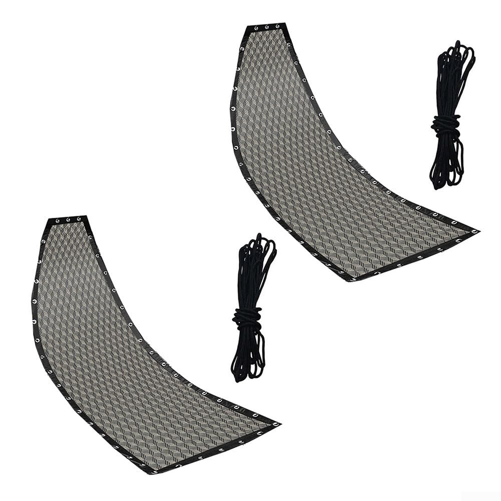 Tela de repuesto para silla columpio colgante con material textileno, dimensiones 64 x 197 x 23 cm para un mejor soporte de asiento (2 piezas sin bolsillos)