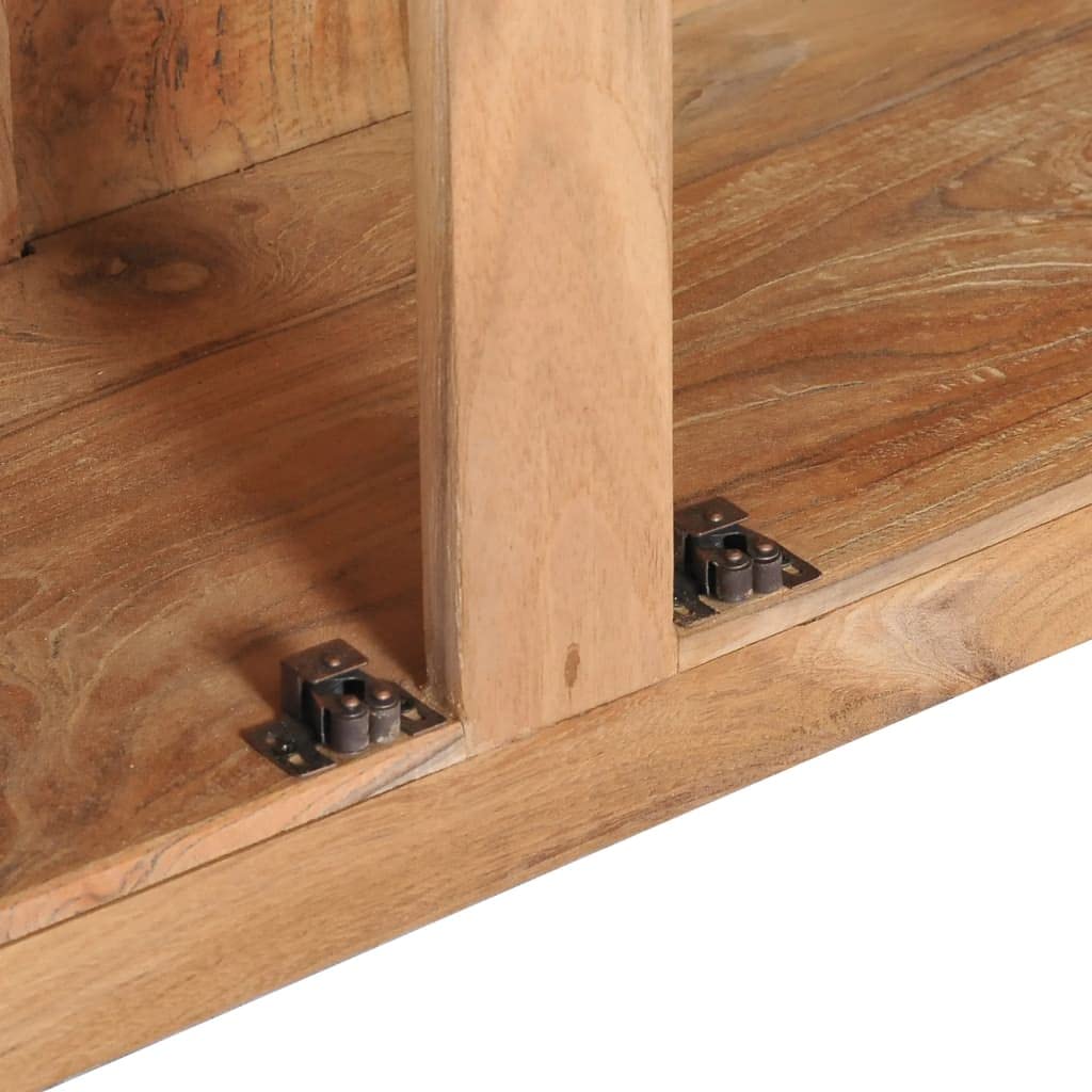 Kredens 80 × 30 × 60 cm z litego drewna tekowego, skrzynia drawers, komoda, szafka na korytarz, szafka na komody, szafka na pranie do sypialni