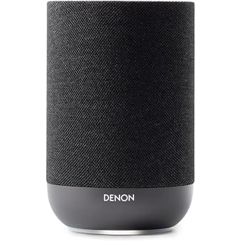 Denon Home 200 Bluetooth Speaker with HEOS, Dolby Atmos Music, Wireless Music Box, Hi-Res Audio, 8 Drivers Array, Stereo Pair