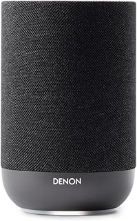 Home 200 Wireless Speaker with Bluetooth, HEOS Multiroom Streaming & Dolby Atmos Music Support, AirPlay 2, and High-Resolution Audio – Charcoal