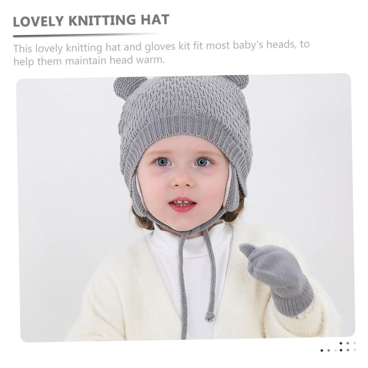 Lot De 3 Bonnets Tricotés Pour Enfants Pour Bébé Bonnets Tricotés Pour Garder Chaud Fournitures Pour Bébé Adorables Bonnets Chauds Pour Nouveau-nés