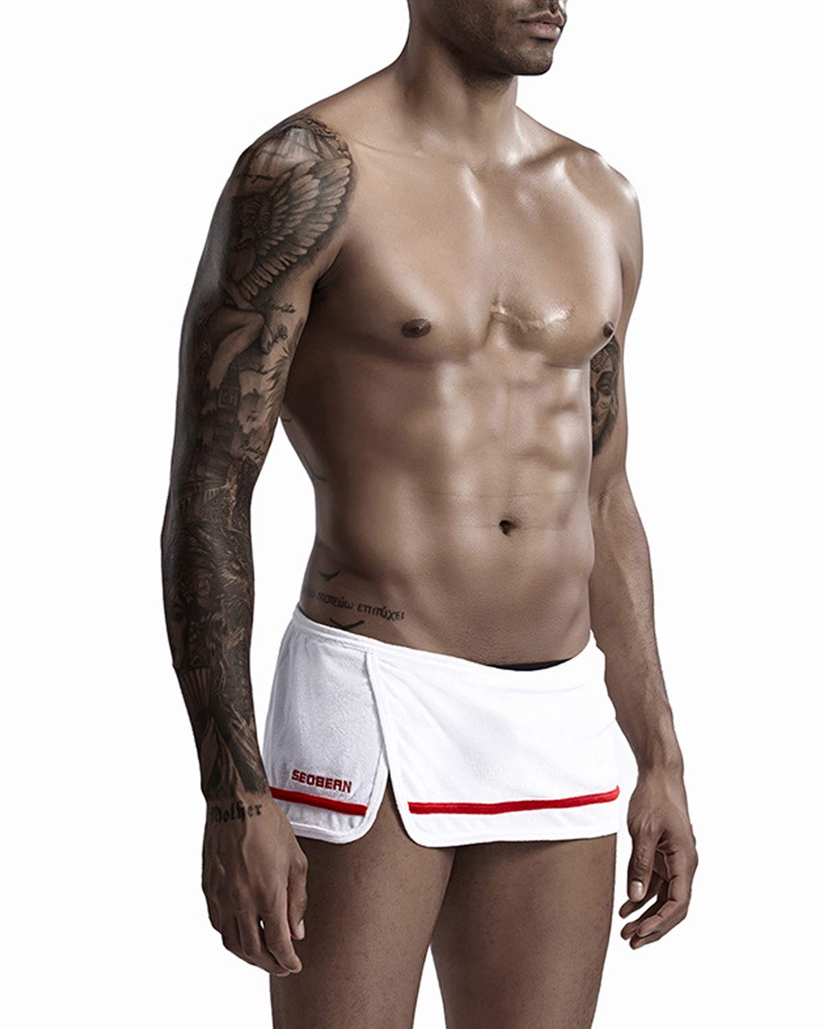 Buy Men's Ultra Sexy Split Shorts Kilt GString Thongs Underwear Bikini