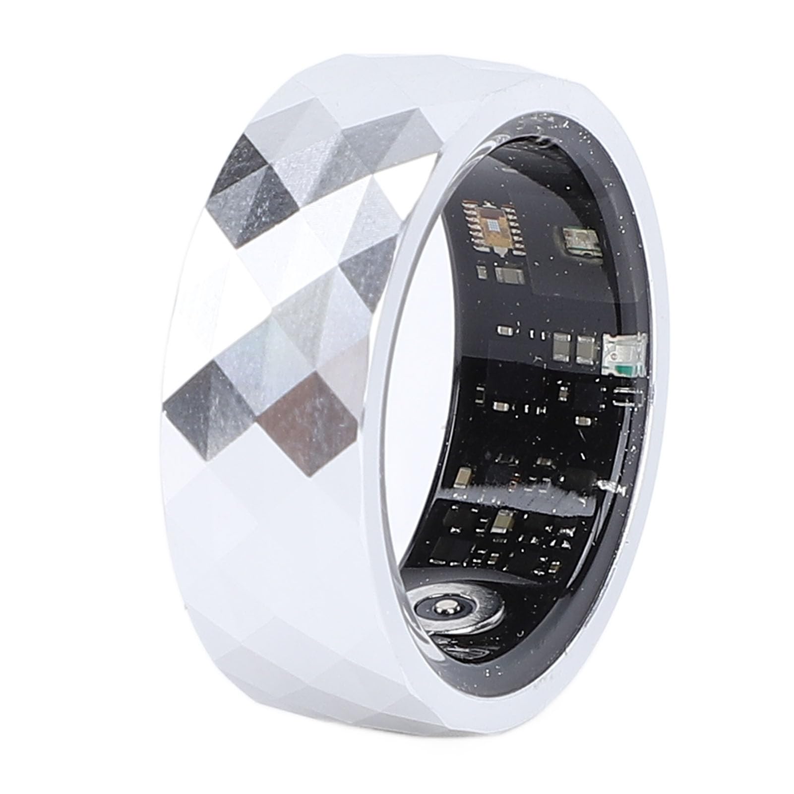 Bewinner Smart Sleep Tracking Ring, 5-7 Days Working Lightweight Smart Ring Stainless Steel for (No. 18)