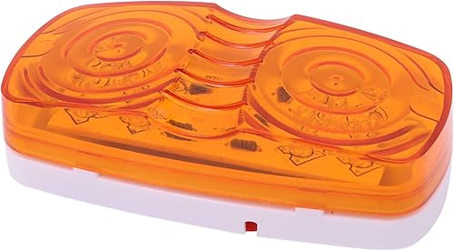 Miniatura 6 de HHCSOP 10 luces de marcador de remolque ámbar, 10 luces LED de doble diana lateral, lámpara de ojo de tigre, 4 x 2, indicadores de luz LED