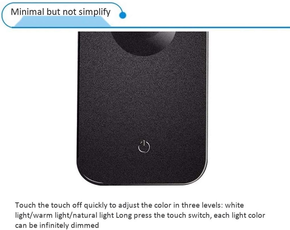 no-logo WAJklj LED Desk Lamp, Eye-Caring Lamps and 3 Lighting Modes to Provide Ideal Brightness for Work, Study, Reading and Relaxation : Electronics