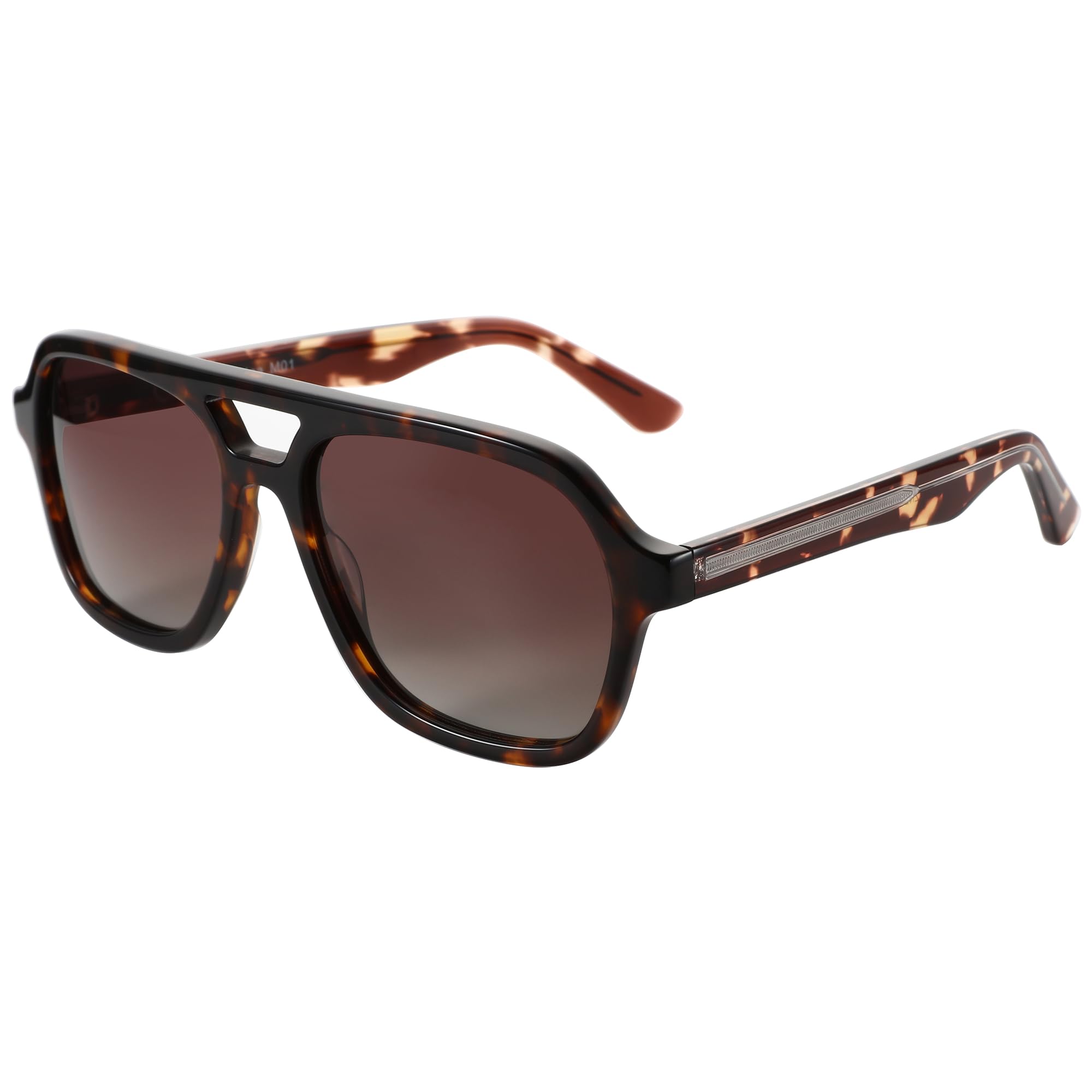 ZENOTTIC Polarized Aviator Sunglasses for Men: UV400 Retro Pilot Shades