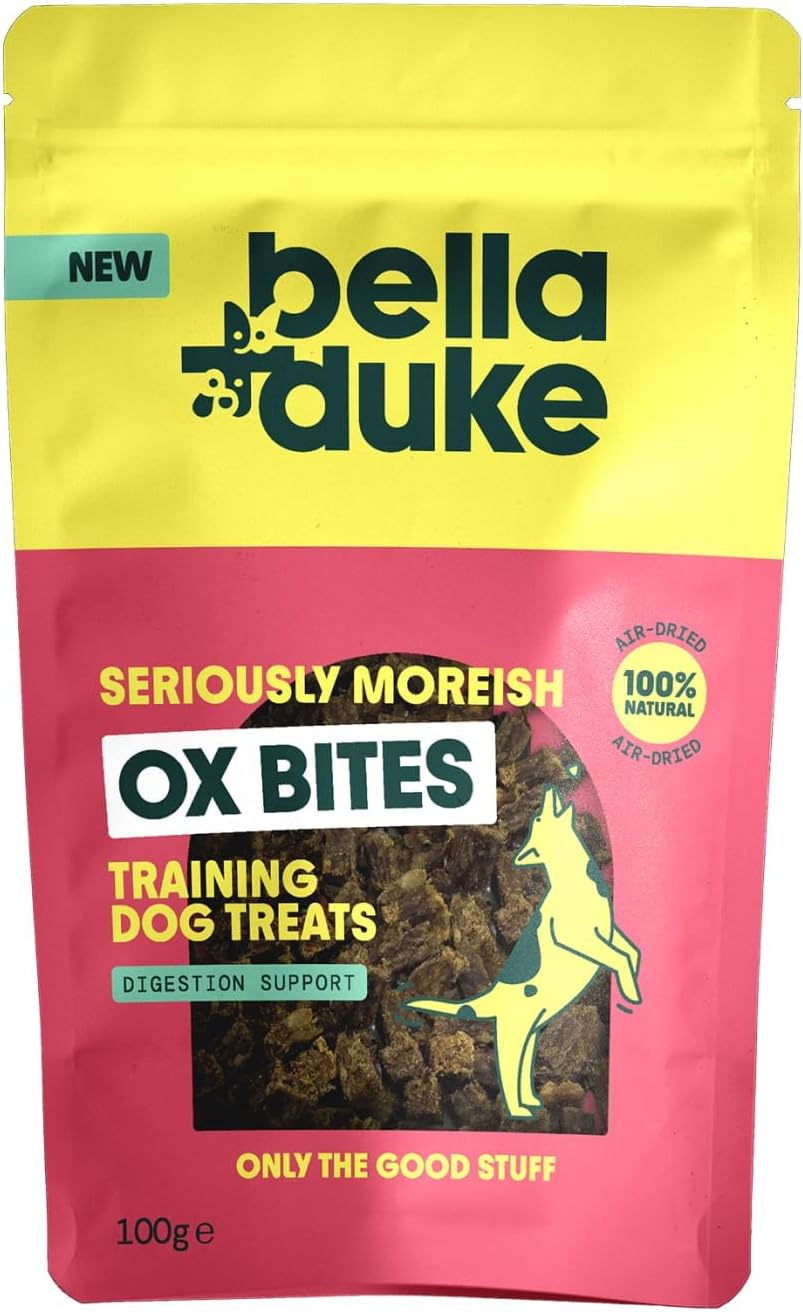 Bella & Duke Ox Bites, Training Dog Treats, 100 g