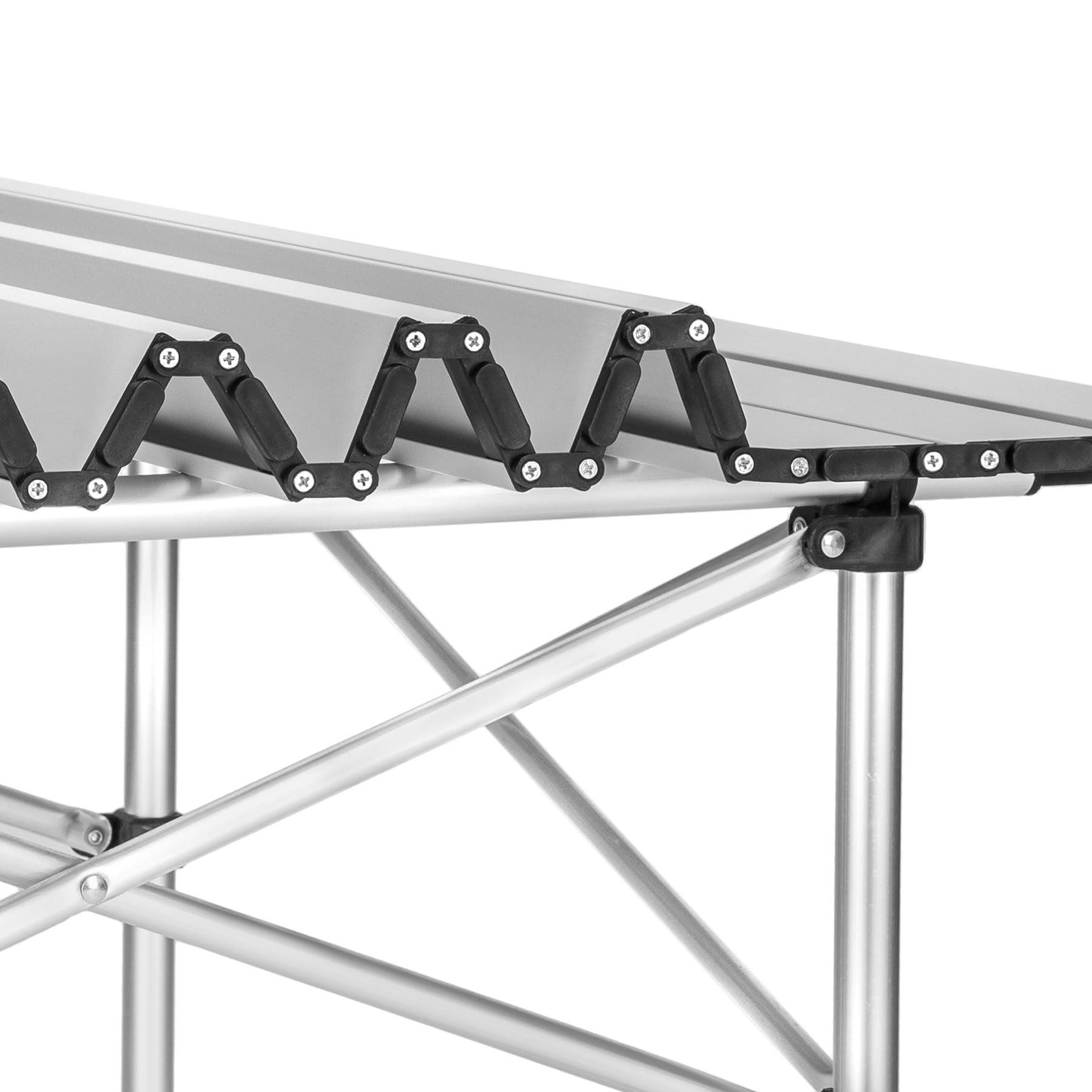 tectake® Mesa Plegable Aluminio, Mesa Camping Plegable, Mesa Jardín Exterior con Asa y Bolsa de Transporte, Impermeable, Fácil Montaje y Limpieza, Ideal Acampadas, Jardín, Terraza, Picnic, 70x70x70cm