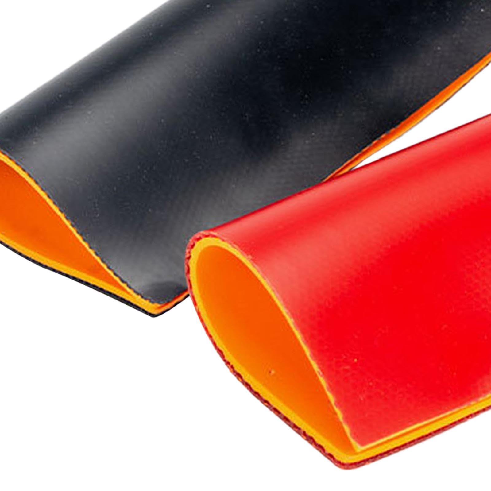 2 Pezzi Copertura Gomma per Racchetta da Tennis Tavolo Colla Multiuso Semplice da Applicare Favorisce Sensibilità E Passaggio Rapido del Pallone