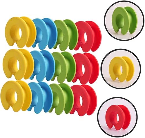 Miniatura 4 de Zerodeko Percha redonda con anillo antideslizante Perchas antideslizantes a prueba de viento Hebilla antideslizante Hebillas antideslizantes para el