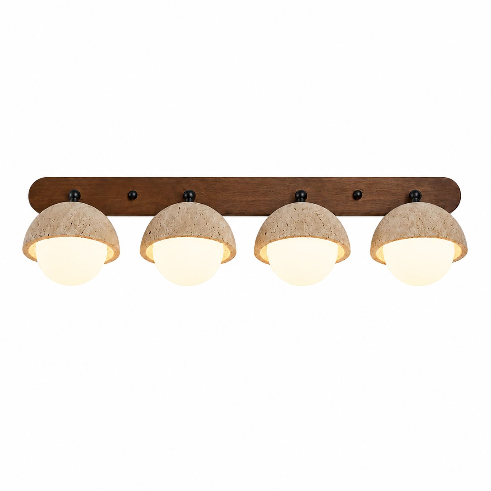 Applique Murale LED en Travertin, Lampe de Miroir Salle de Bain