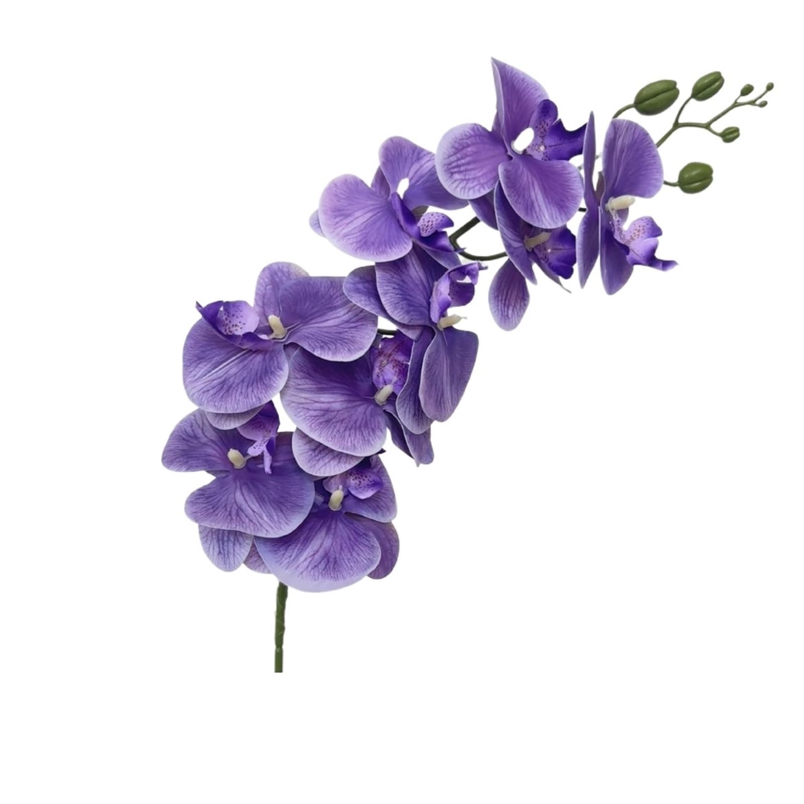 LSYHHXC Artificial Orchid Artificial Flower 3D Print Senior Phalaenopsis Wedding Home Photography Fake Flowers Hotel Arrangement Decor