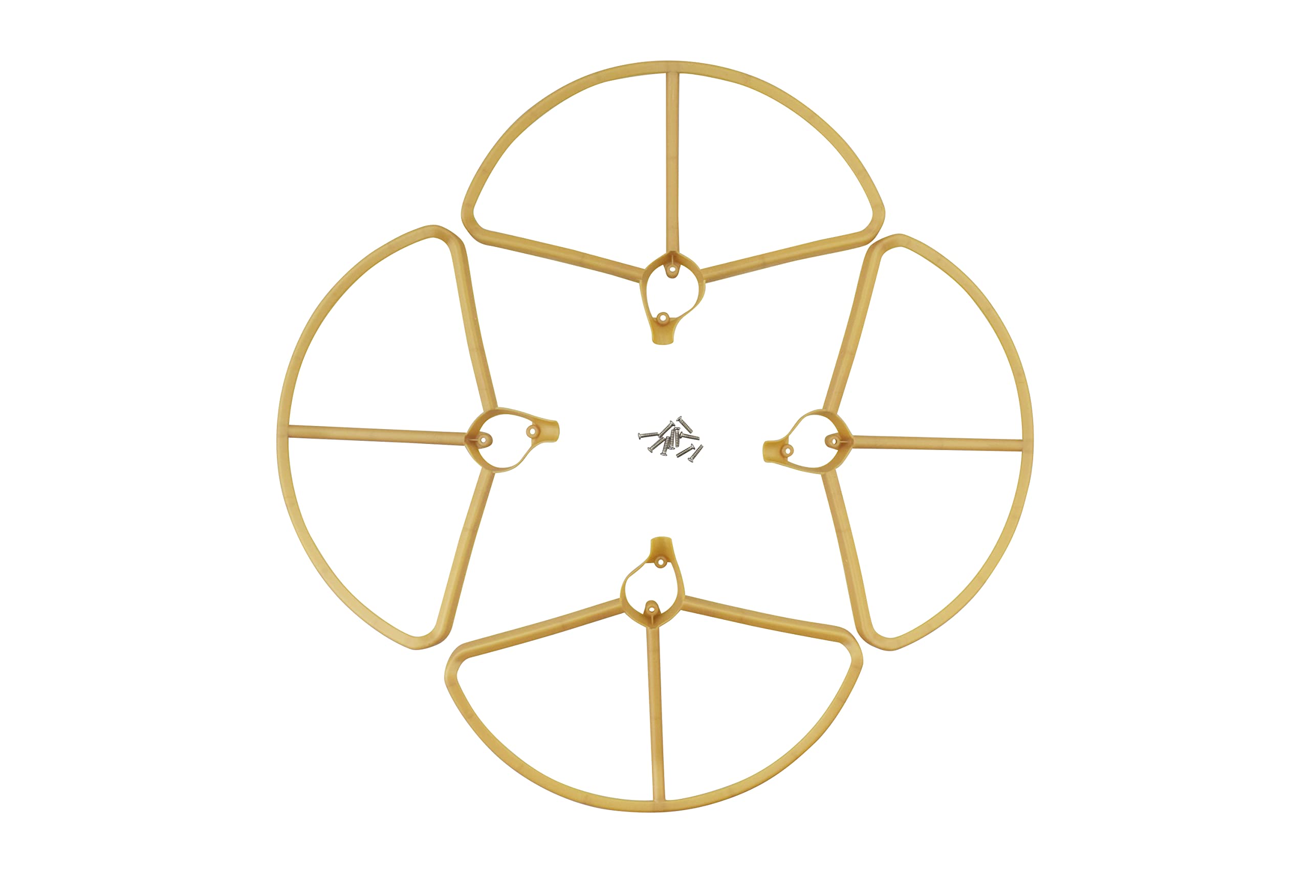4 Hélices + 4 Protecteurs Pour Dron Hubsan H501S - Noir - Aérodynamiques Et Réduction De Bruit - Accessoire Drone