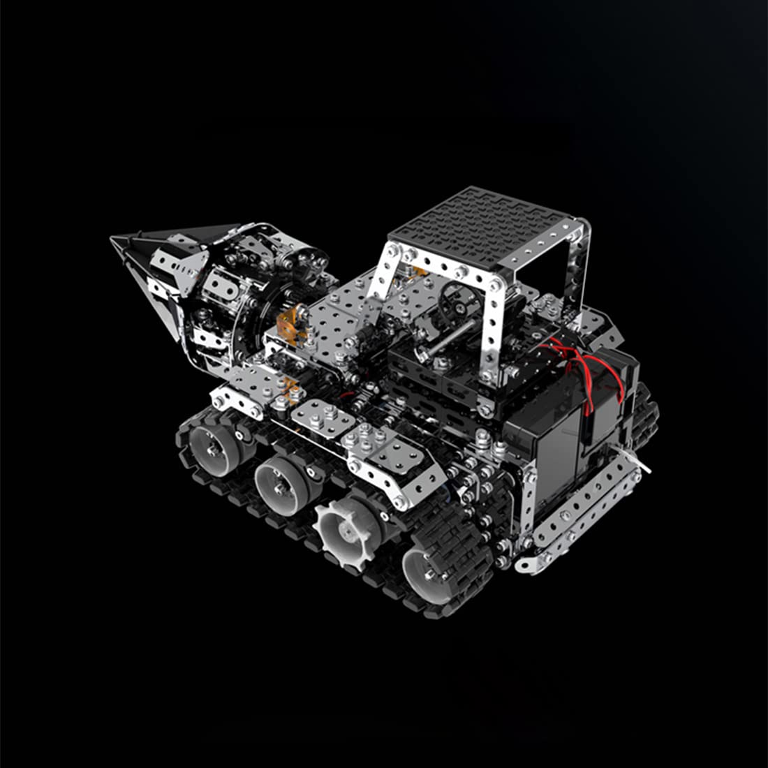 3D Metal Puzzle RC Elektryczna Wiertarka Model Kit, 1254 szt. Stalowe 3D Metal Puzzle Miniaturowe Modele Zestawów, 3D Łamigłówki Łamigłówki Metalowe Ozdoby Stali Nierdzewnej Dorosłych