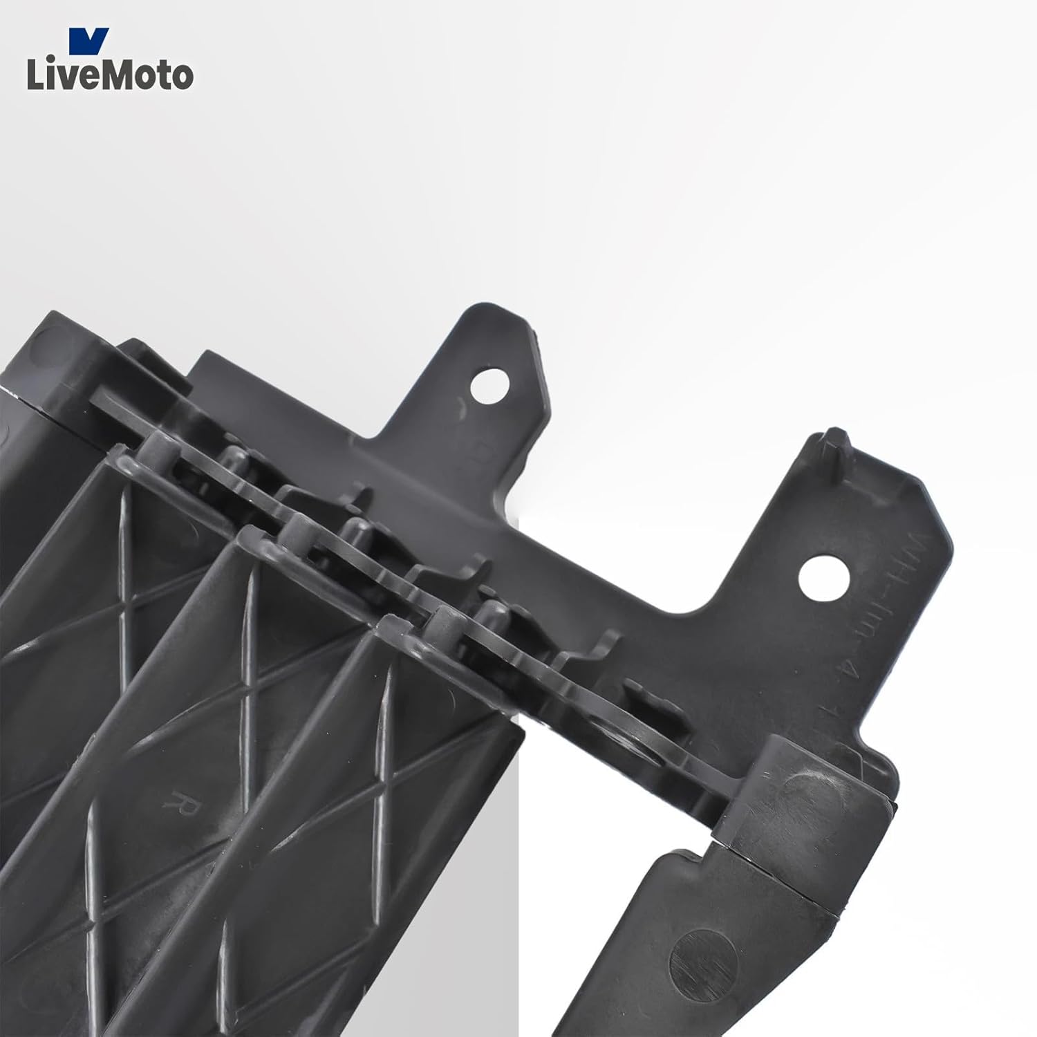 Active Lower Radiator Shutter Assembly Compatible with 2021 2022 2023 Chevy Silverado 2500 HD With Motor Black Front Grille Shutter Replacement 87830734