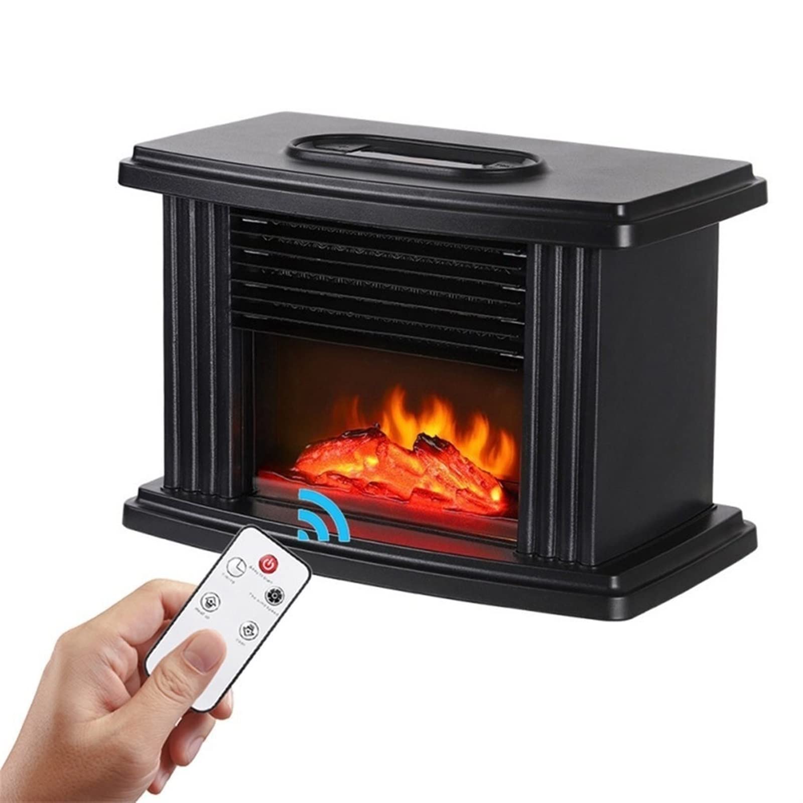 VIOLK Electric Fireplace Electric Fireplace Hater With Remote Control Fireplace Electric Flame Decoration Portable Indoor Space Heater