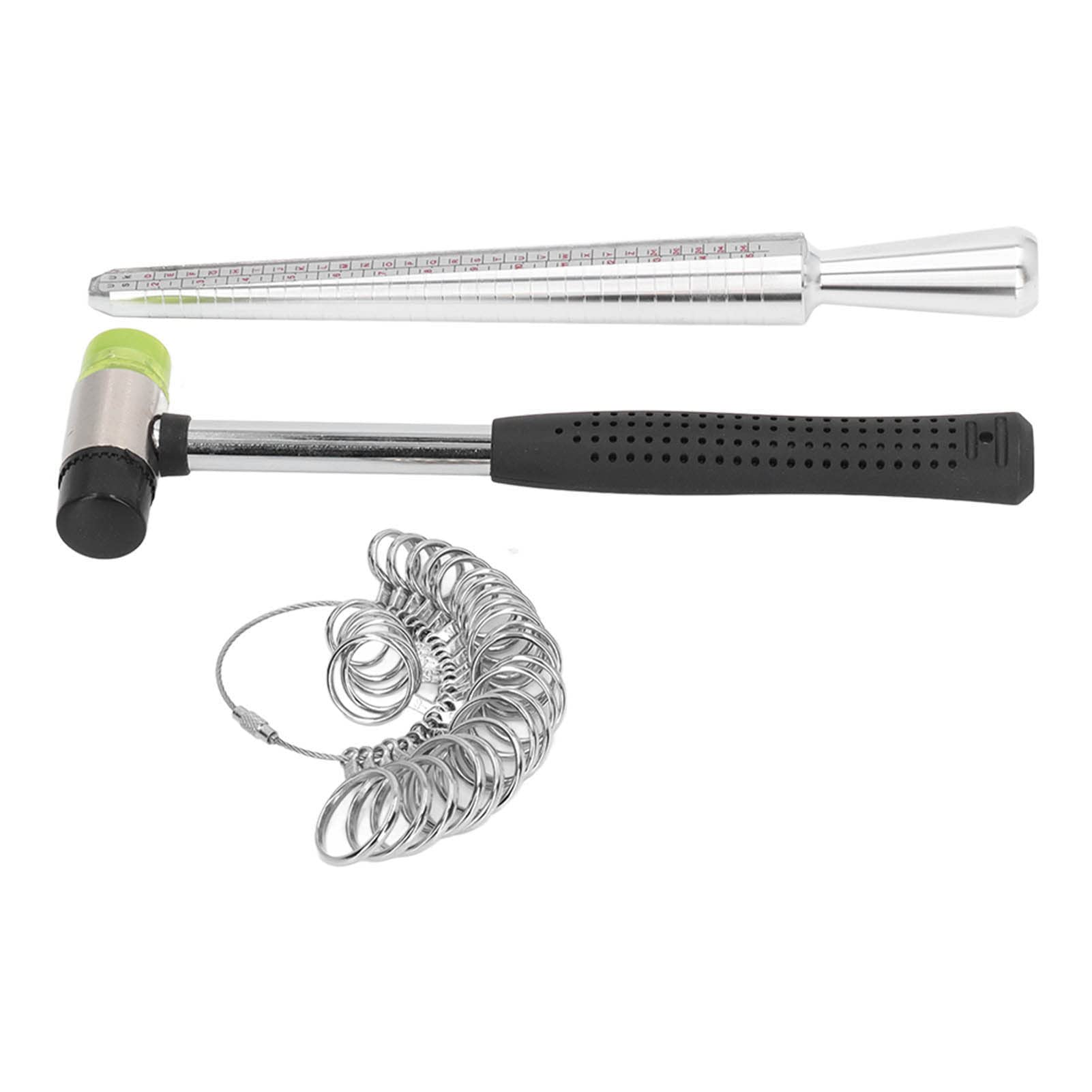 Kit de medición de anillos de metal para ajustar tallas sin errores