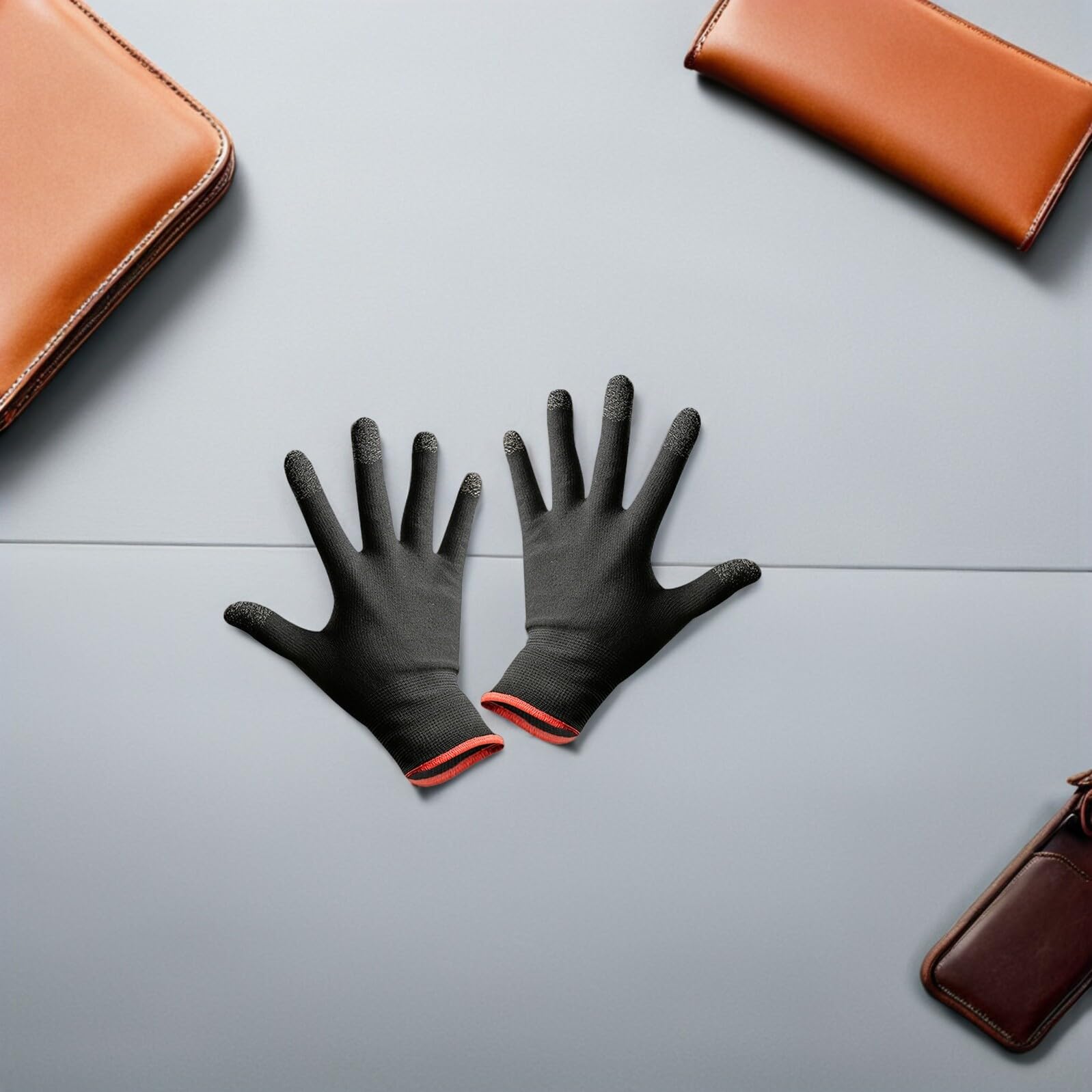 Hemobllo Guantes Para Juegos De Pantalla TáCtil Para TeléFono MóVil Guantes De Escalada Antideslizantes Y Transpirables Para Actividades Al Aire Libre Ajuste EláStico CóModo