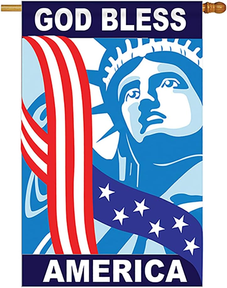 God Bless America Flag Indoor/Outdoor 28" x 44"
