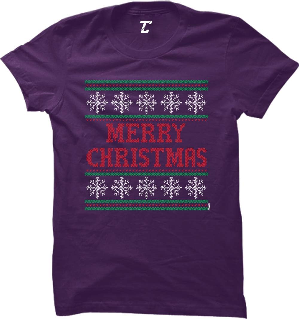 Tcombo Merry Christmas - Xmas Pattern Ugly Women's T-Shirt