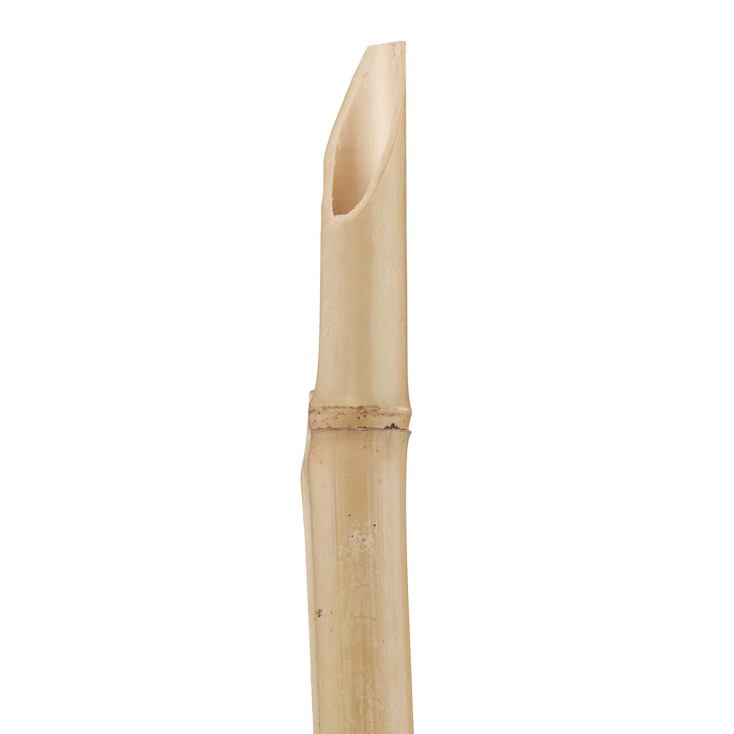 Relaxdays Antorchas para Exterior 50 cm, Set de 8, Faroles Bambú Decoración Fiesta Jardín, Mechas de Recambio, Natural