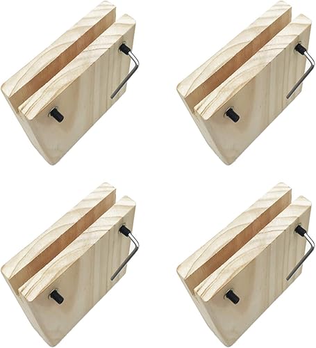 Patas de muebles con ranura de madera de pino macizo, patas de escritorio elevadas, para patas de sofá, silla, tocador, mesa de café, patas de cama,