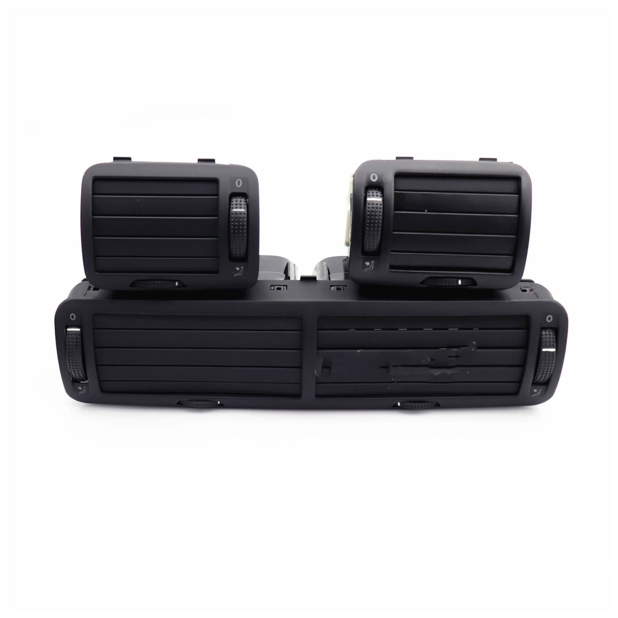 Waleqw 1 Set A/C Outlet Air Conditioning Vent For Passat B5 1997-2003 2004 2005 3B0819728 3B0819703d 3Bd819704d Front Dashboard Central Air Vent Outlet A/C Heater(1 Set)