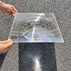 Six Seasons Fresnel Lens, 300x300mm, Focal Length 300mm, Acrylic Lens (not Glass), for Physics Classroom, Solar Heating, Magnifiying.