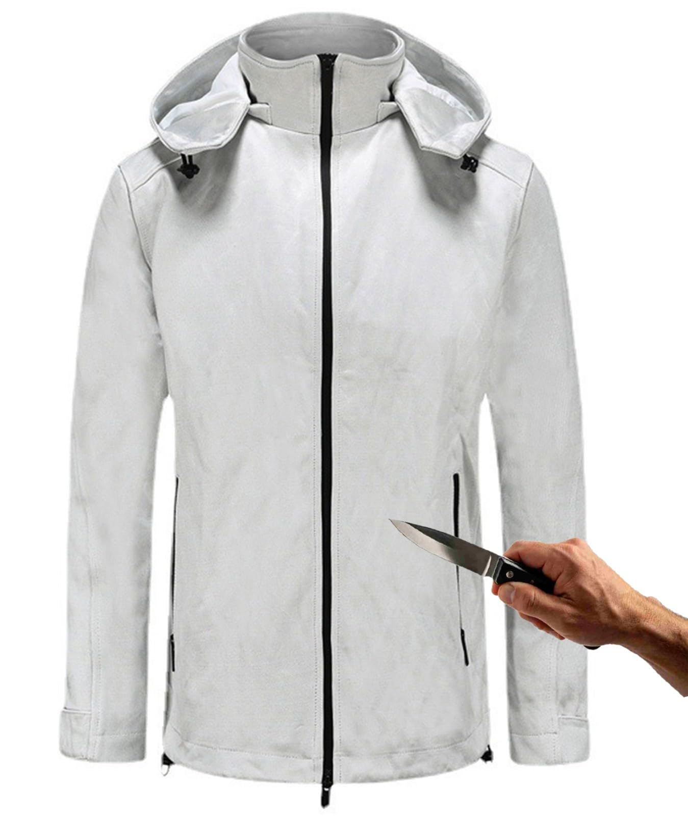 FUELIX Stichschutzweste Stichfeste Weste Stichsichere Jacke Herren Stichweste Polizei Security Weste Schnittfeste Kleidung Stealth-Schutzmantel Für Schutzausrüstung Im Einsatz 3XL