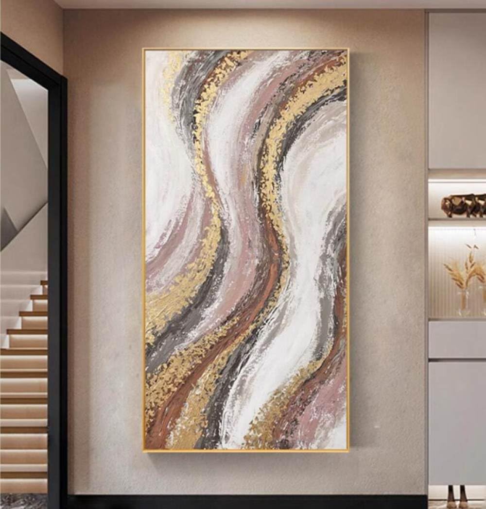 Tableau contemporain peint à la main, grande taille pour habiller un grand mur
