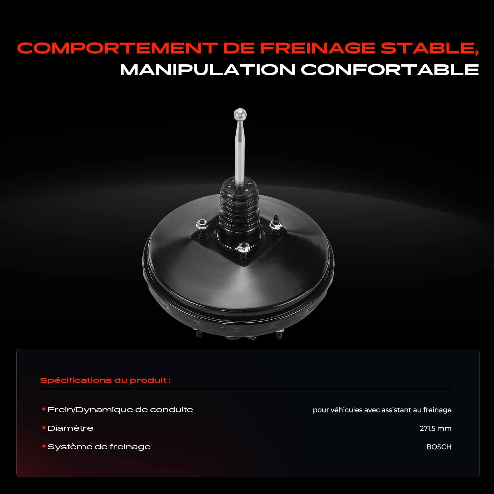 Frankberg Servofrein 1J1614106E | Compatible avec: Nouvelle Coccinelle 1C1 9C1, O.c.t.a.v.i.a I Combi 1U5, B.o.r.a 1J2, Golf IV Variant 1J5, A3 8L1