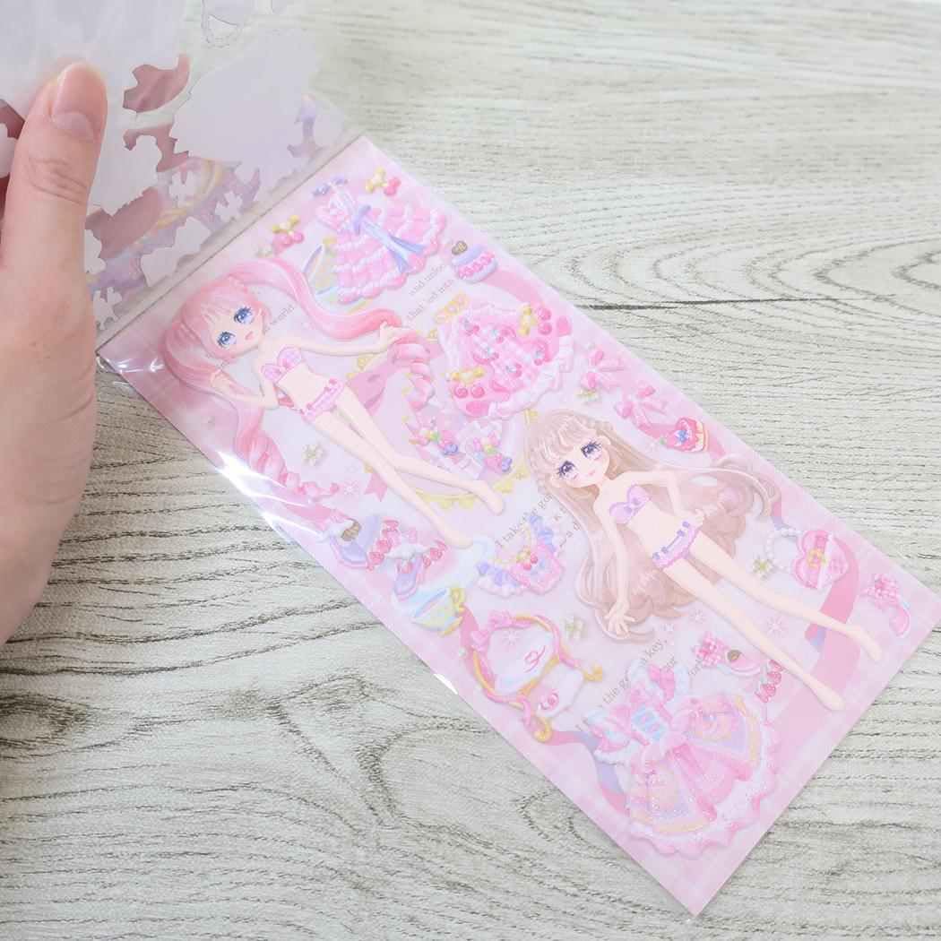 ステッカー フローラルプリンセス ドレスアップコレクション Amazon | [きせかえシール]ドレスアッププリンセスシール/ピンク