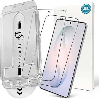 2 PACK AR Screen Protector Compatible with Samsung Galaxy S26 with Auto Dust Removal Installation Frame, Anti-Reflective [Support Fingerprint Unlock] 9H Tempered Glass, Scratch Resistance, Fingerprint Resistant, Ultra HD Clear