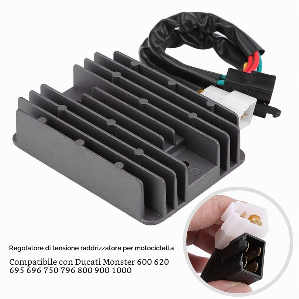 Moto Regolatore di Tensione Raddrizzatore per 600 620 695 696 750 796 800 900 1000 900 - per regolatore di tensione per 800 2017 mossimo