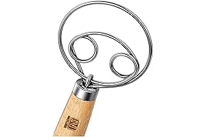 Natluss Original Danish Dough Whisk: A Culinary Tool for Exceptional Dough Preparation