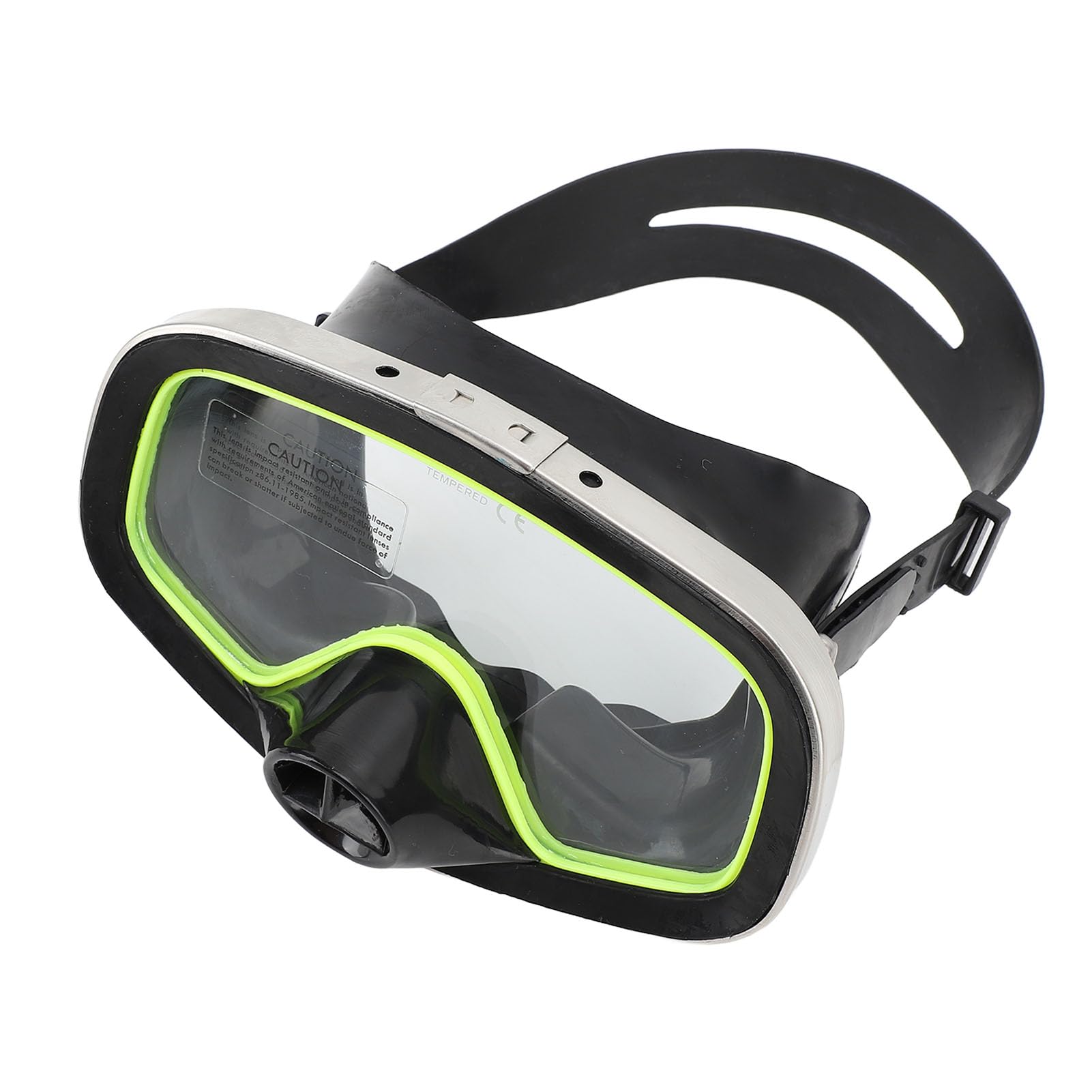 Taucherbrille, wasserdichte Silikon-Unterwasserbrille mit Gehärteter Glaslinse und Klarer Sicht, Kratzfeste, Bequeme Schutzbrille Zum Schnorcheln, Schwimmen, Tauchen