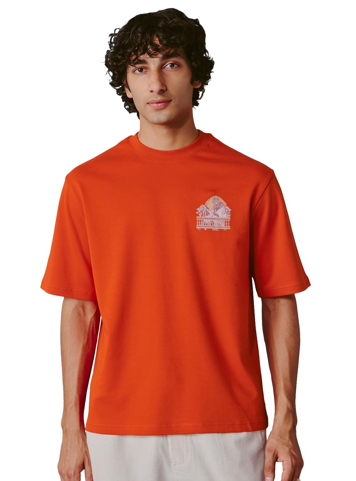andamen Men Cotton Printed Relaxed Fit Crew-picture-17