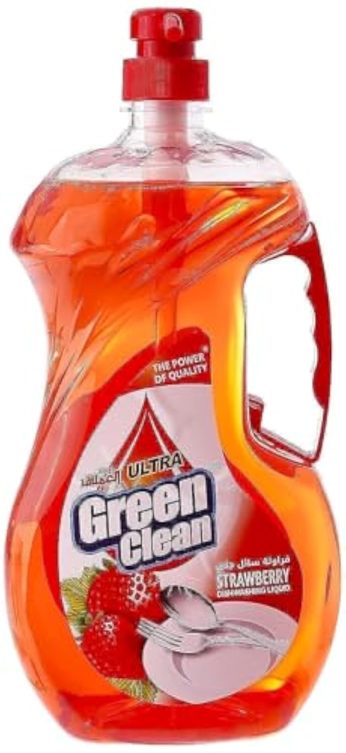Green Clean Dish Washing Liquid Strawberry 1800 Ml(Pack Of 1)