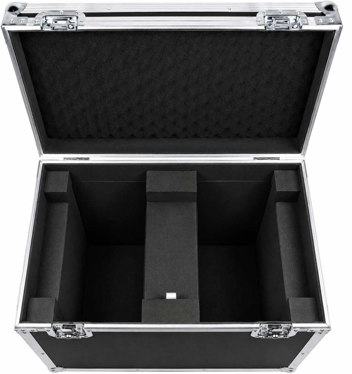 NLIGHTING Kit 2 Teste Mobili Beam 295W con Flight Case Professionale, Luci DJ DMX512 16CH, Fascio Beam 2°, 14 Gobos, Prisma, RGBW 8500K per Discoteca Eventi Palco Teatro