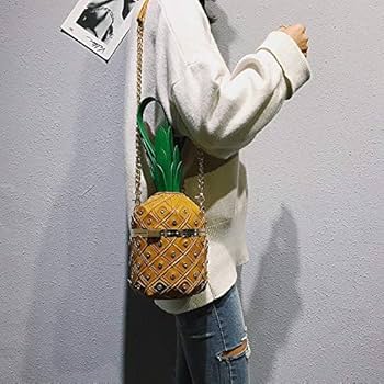 パイナップルのショルダーバック パイナップルショルダーバッグ | そらとぶパイナップル