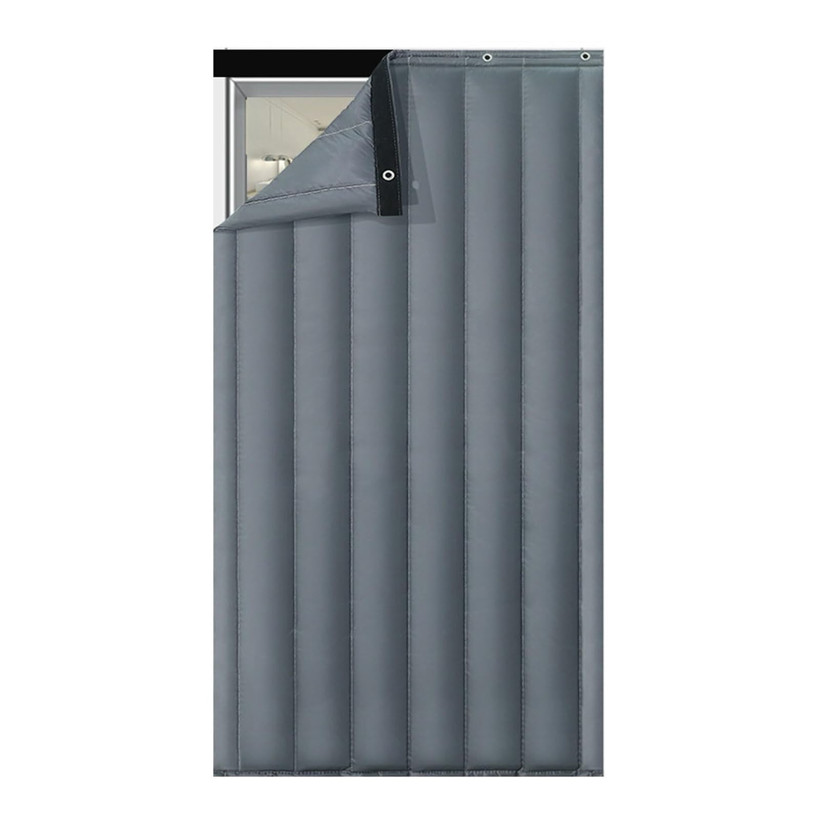 Cortina de puerta con aislamiento térmico Oxford resistente al viento