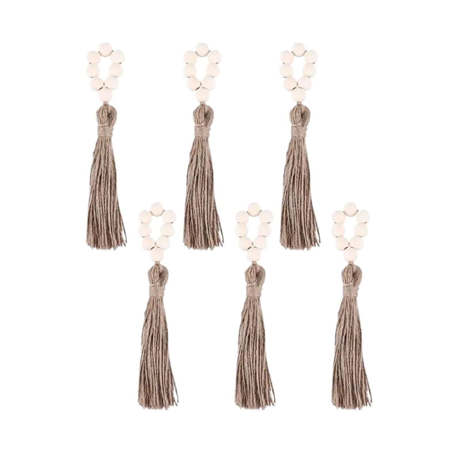 Anelli in Legno per Tovaglioli Set di 6 portatovaglioli in legno | Accessori for decorazioni for feste di matrimonio Portatovaglioli