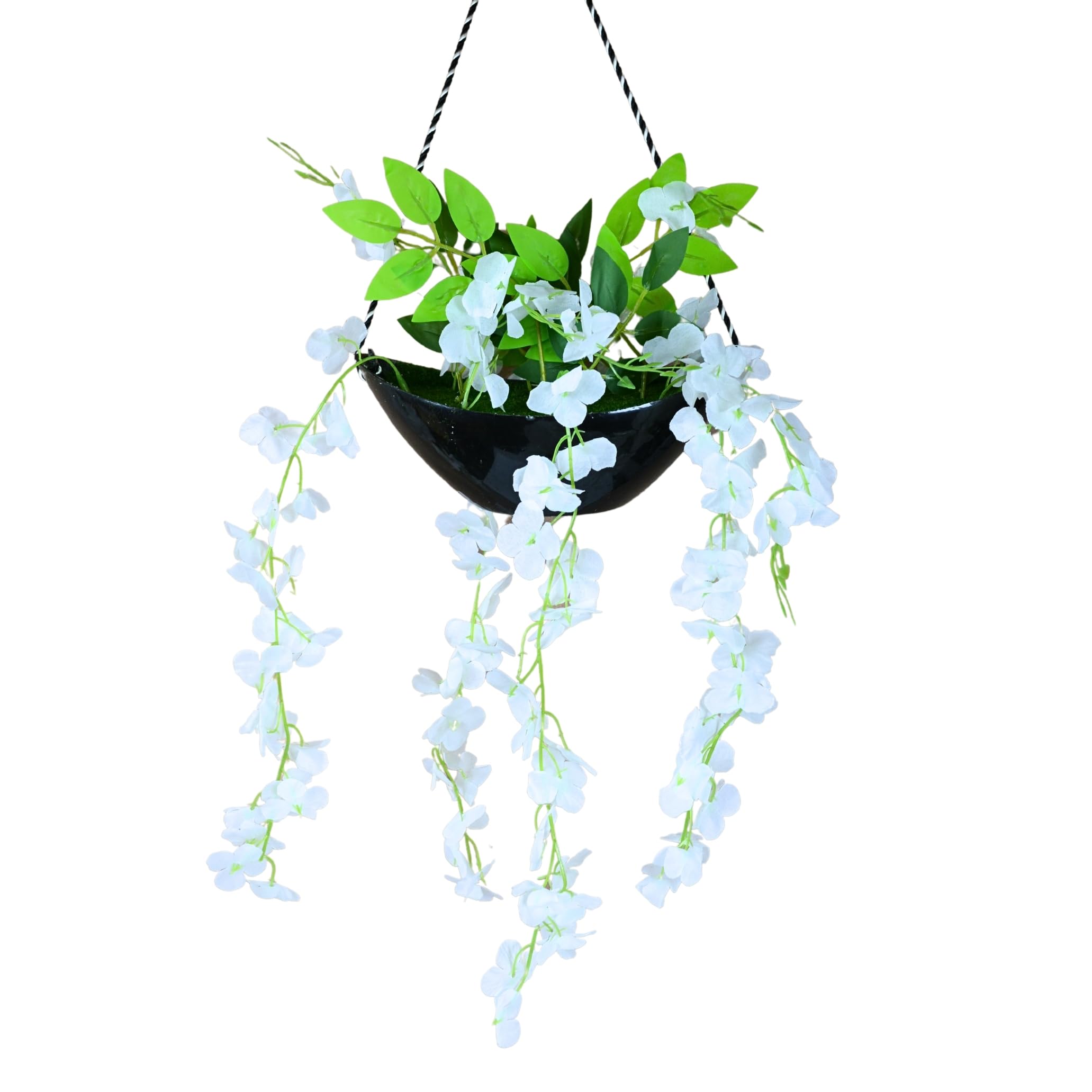 fancymart Artificial Wisteria in Boat Hanging Pot (Height : 60 cm) Artificial Flowers Home Decor Items, Wall hangings for Home Decoration (B0B21PFFYC) Amazon Price History, Amazon Price Tracker