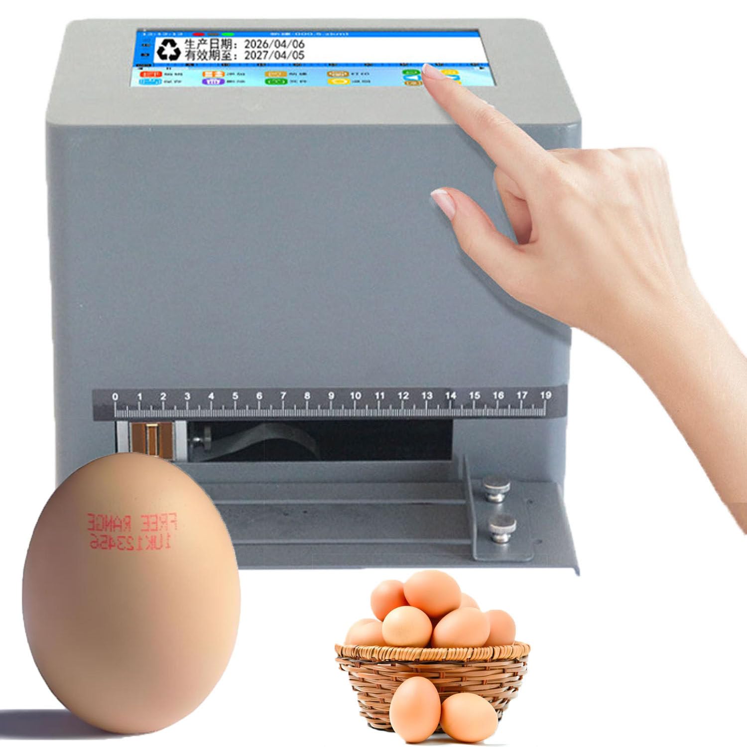 Encodeur jet d'encre automatique avec imprimante de codage par lots intégrée