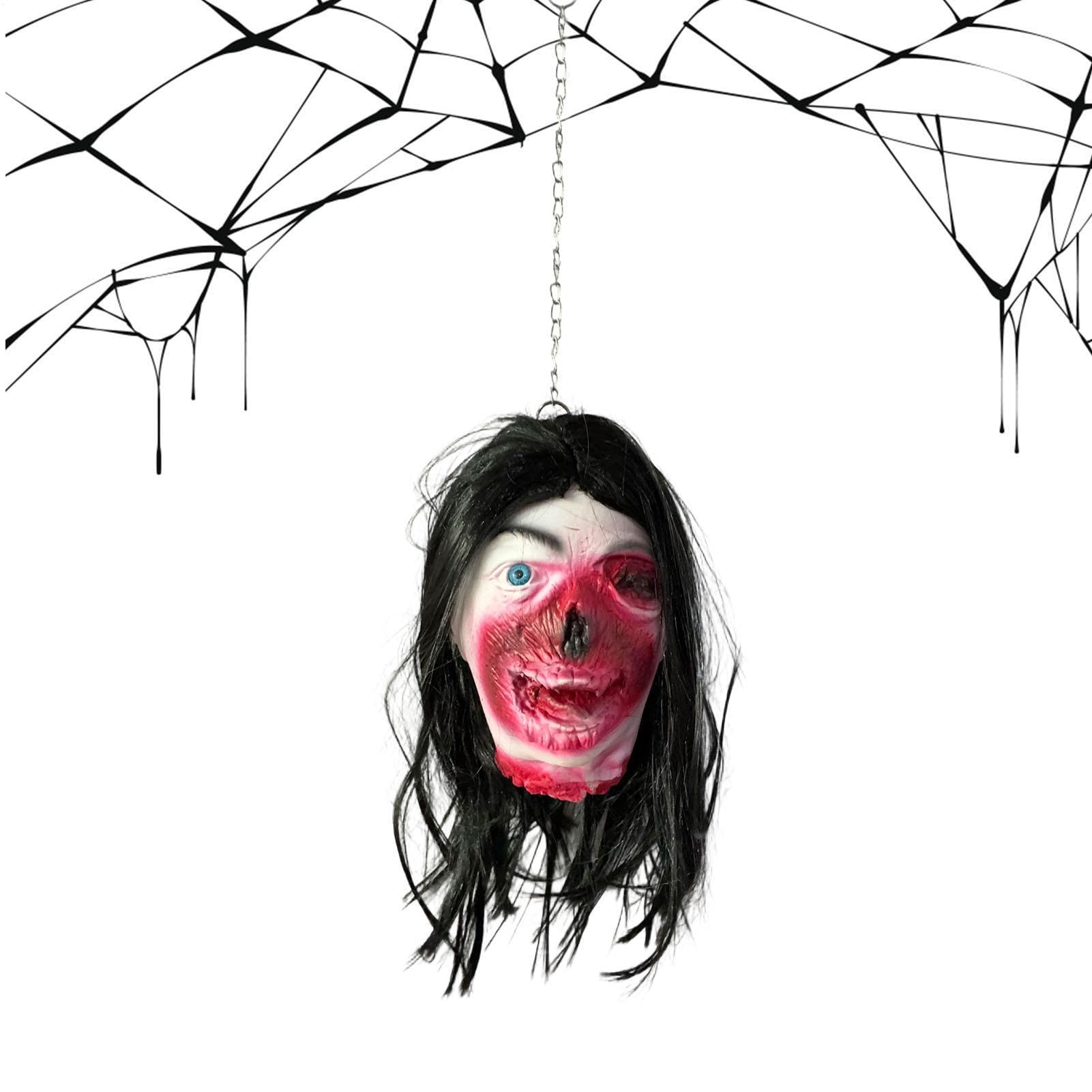 Tête decorative Halloween pour décor de maison hantée et escape room - 8