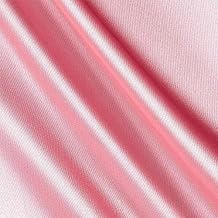 Silky Satin Charmeuse Solid Blush, Fabric by the Yard