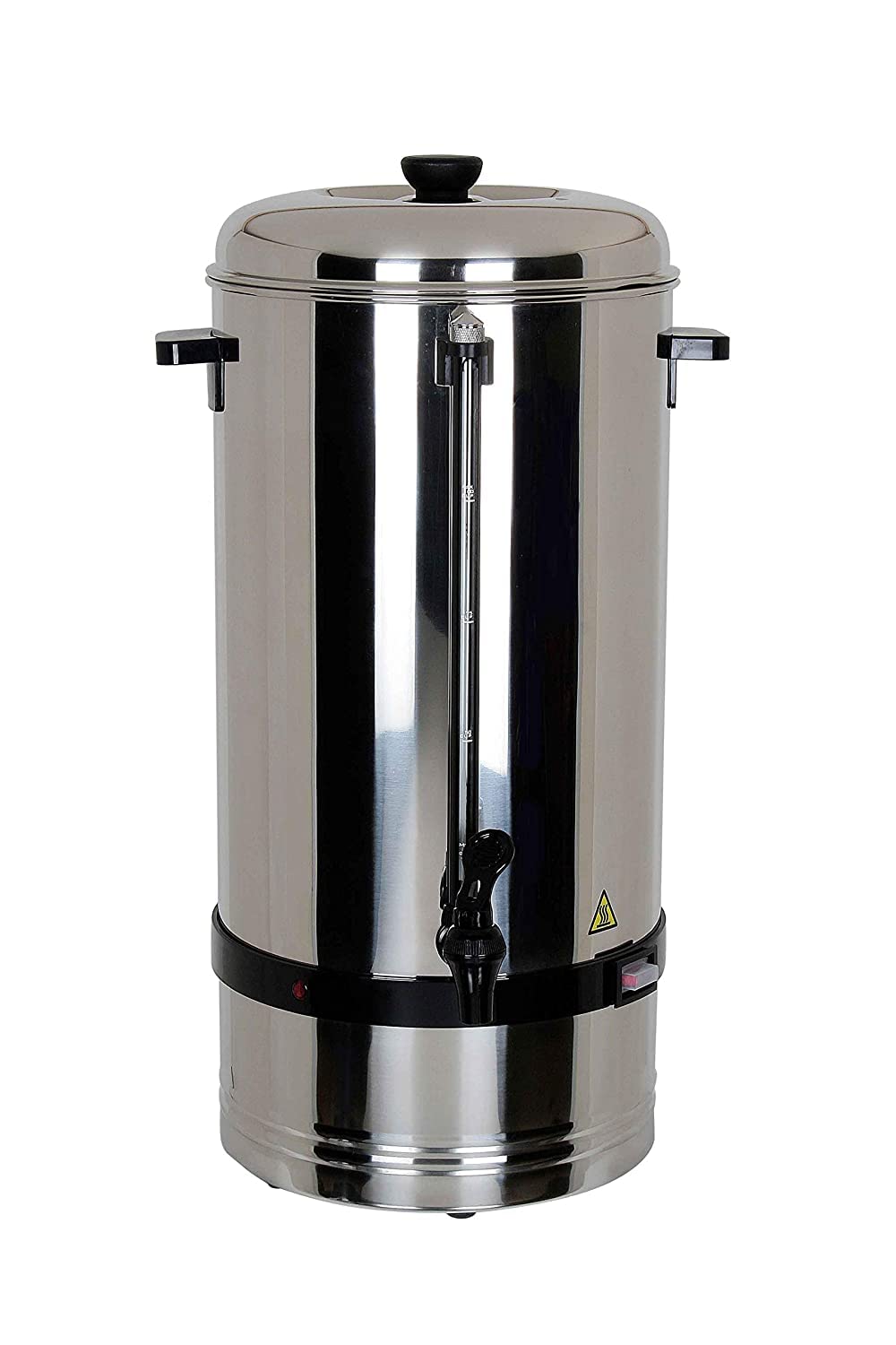 L2G Percolateur 15 Litres, machine à café filtre, inox, 100 tasses